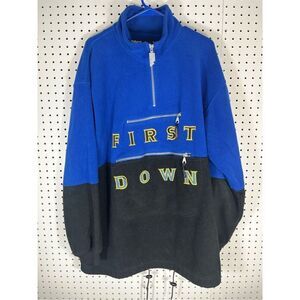 Vintage First Down pullover fleece sweatshirt